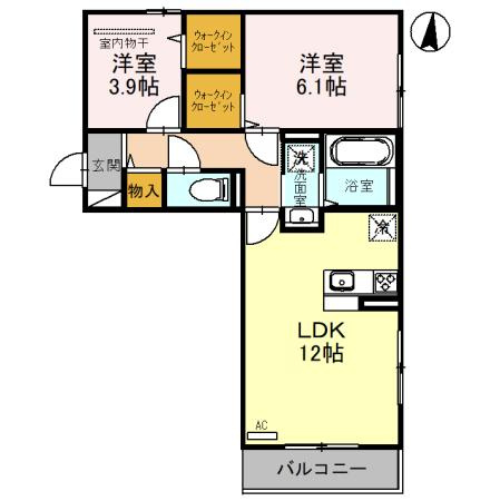 パレスバレイ五色山の間取り|※間取りが現況と異なる場合は現況を優先します※
