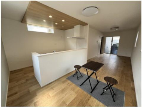 明石市中朝霧丘　新築一戸建の居間・リビング