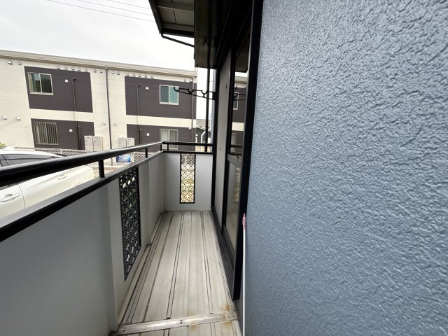セジュール東川C棟のバルコニー