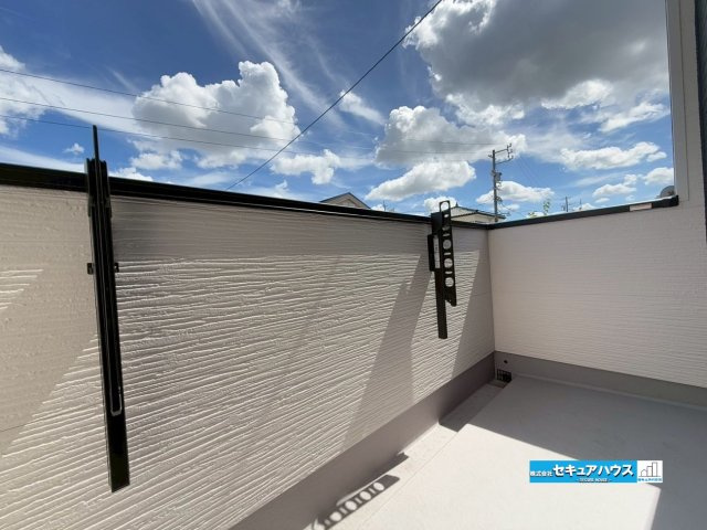 【今からでもご案内可能】豊明市前後町仙人塚I 全3棟 Ctypeのバルコニー|Ctype　バルコニー