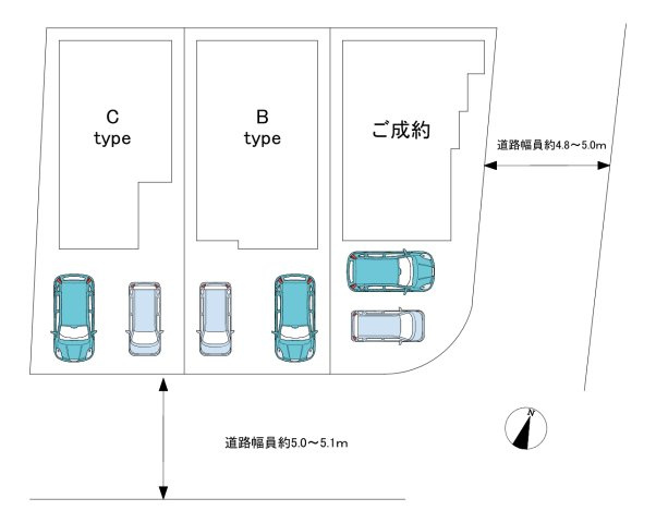 【今からでもご案内可能】豊明市前後町仙人塚I 全3棟 Ctypeの区画図|事前予約にて現地ご見学いただけます！お気軽にお問い合わせください♪
■株式会社　セキュアハウス　豊明支店■
住宅ローンに強く、知識、経験豊富なスタッフ在籍
お客様に寄り添い、ご成約後もサポート致します