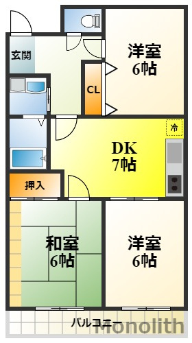 エクセルロワイエフジの間取り