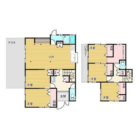 【間取り】 | 平岡町新在家中古戸建