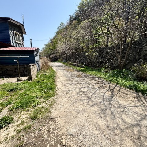 室蘭市祝津町2丁目5-10戸建ての庭