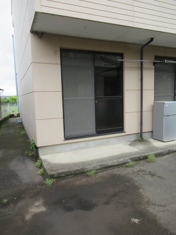 フラワーコーポオオヤのバルコニー