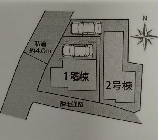 地下鉄赤塚駅の区画図