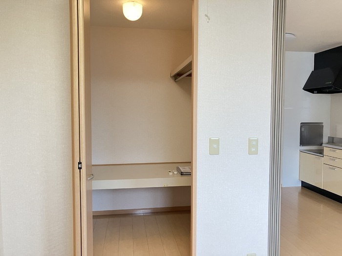 菊池郡菊陽町大字原水のアパートの収納