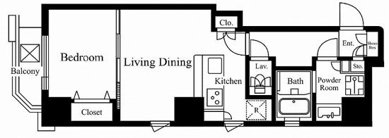 スタイルヒルズ秋葉原の間取り