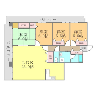 【間取り】 | グランディア大手町壱番館