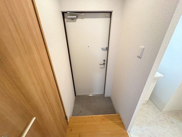 ソリティア桃谷の玄関