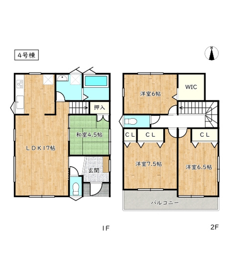 【間取り】 | 姫路市第1網干区坂上／全5棟