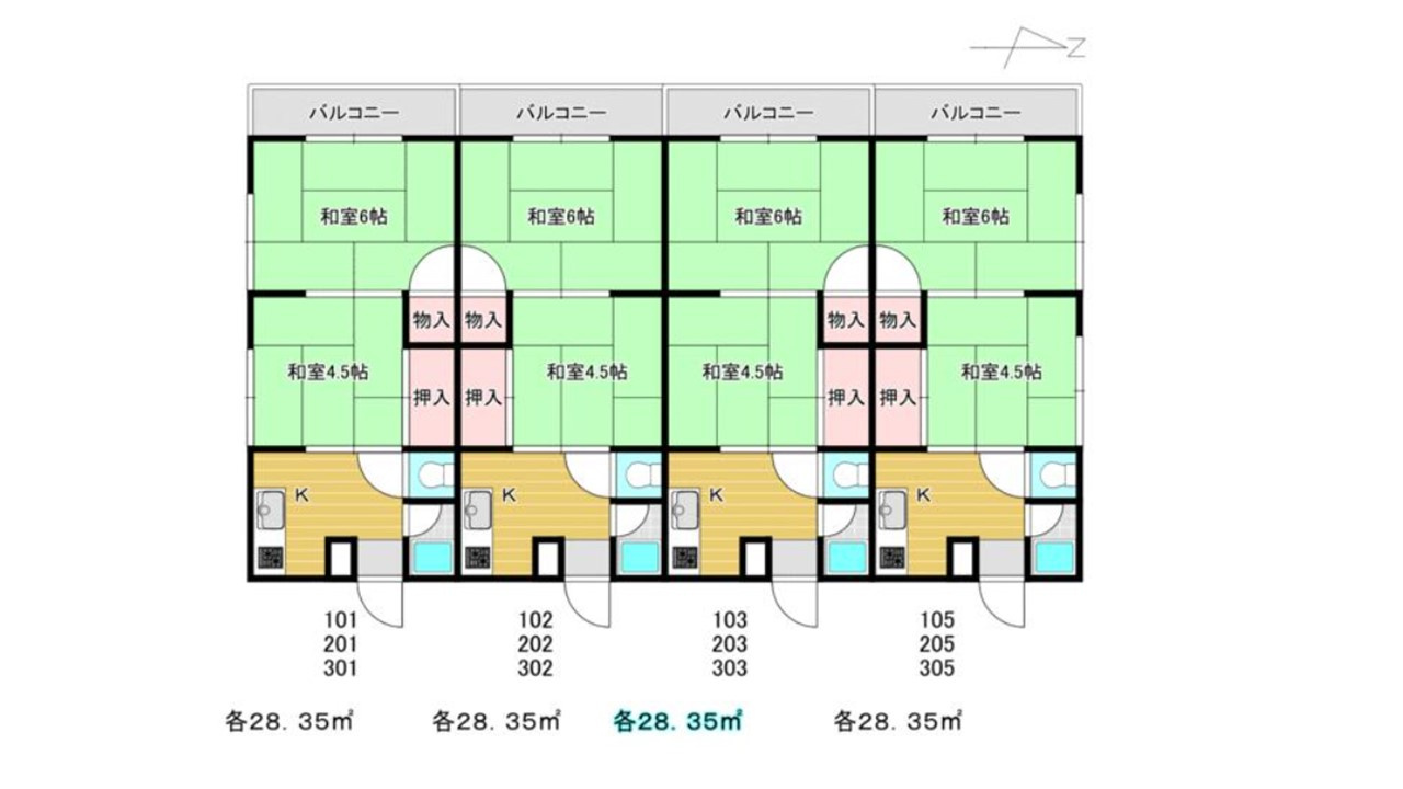 尼崎市水堂町2丁目　一棟マンション　立花駅徒歩約１１分の間取り