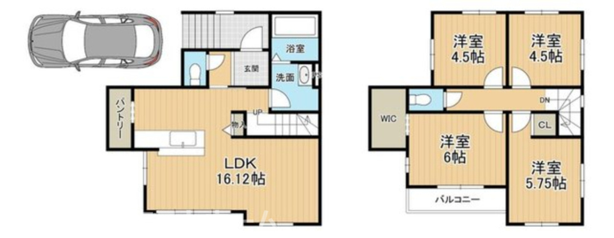 【新築戸建】長岡京市奥海印寺太鼓山「長岡天神駅」4LDK