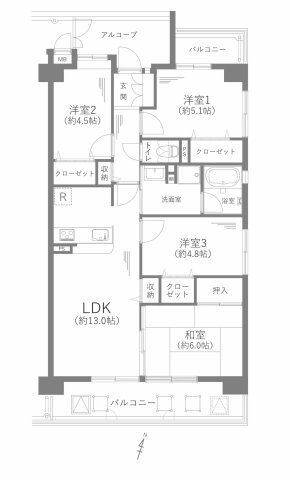 【間取り】の画像