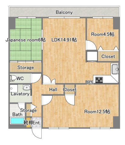 宝・北頭ハイツ118の画像