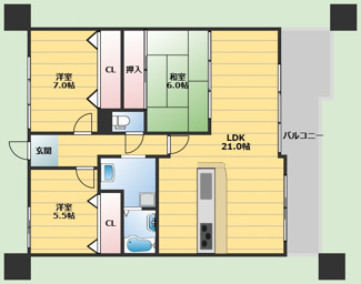 【間取り】 | エトワール緑丘