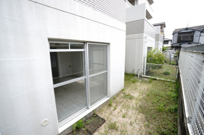 【庭】 | 【リノベ済】パルコープ長束1F | 現地（2025年5月15日10：00頃）撮影