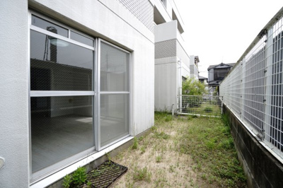 【庭】 | 【リノベ済】パルコープ長束1F | 現地（2025年5月15日10：00頃）撮影