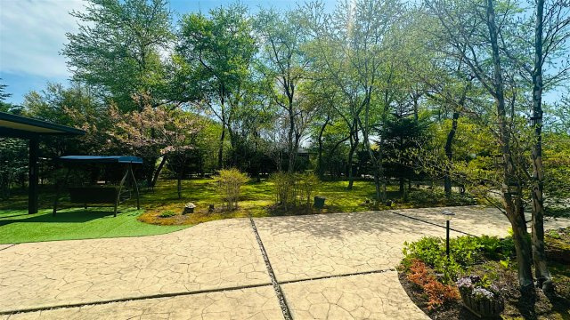 南軽井沢 平家建て中古アメリカンハウスの庭|庭