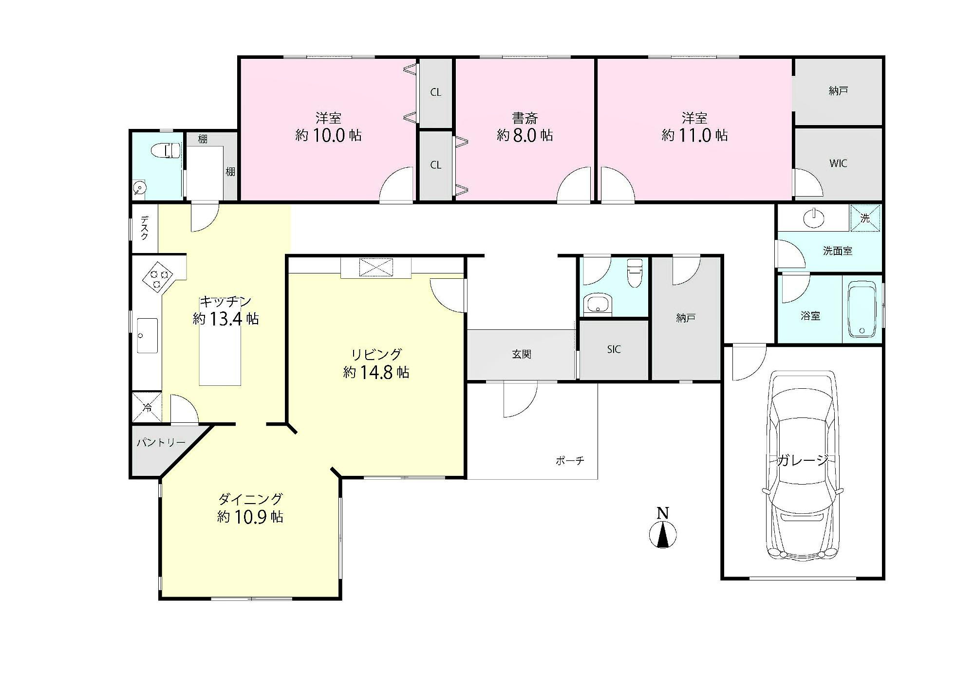 南軽井沢 平家建て中古アメリカンハウス