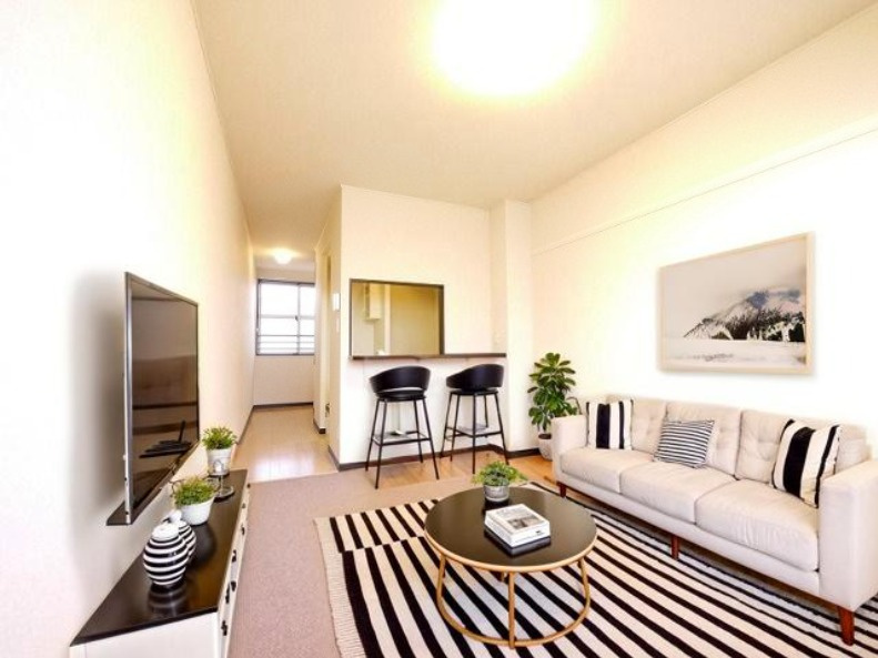 レオネクスト長柄の居間・リビング|CGで家具等を配置したもので家具等は含まれません