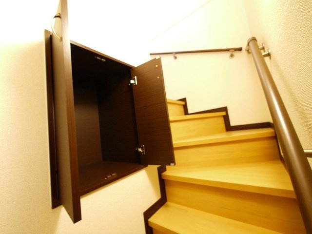 レオネクスト長柄の収納|収納豊富です