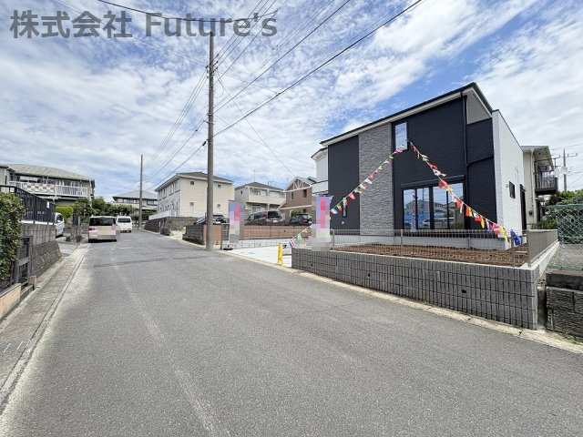 流山市加2丁目　新築戸建　全1棟の前面道路含む現地写真|前面道路含む現地写真です。