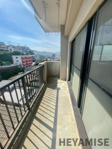 エクセレント愛宕のバルコニー