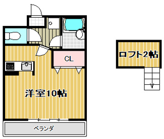 【間取り】 | カーサグランデヒルズⅡ