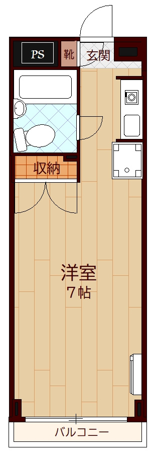 南林間FTマンションの間取り