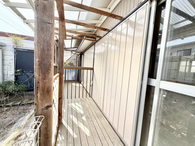 四街道大日平屋のバルコニー