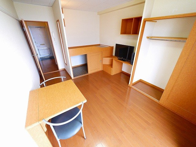 レオパレスアスカの寝室|ゆとりの広さです