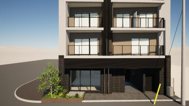 （仮称）日本橋蠣殻町１丁目ＰＪの外観パース| 