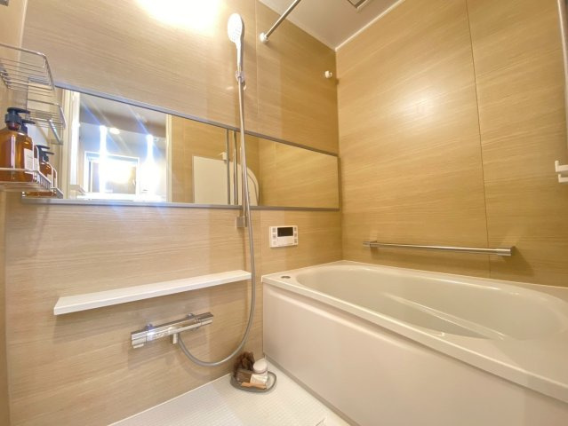 桂川ハイツ３号館の浴室|追い炊き機能付きユニットバス！