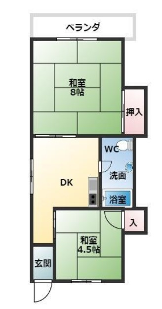 メゾン守山の間取り