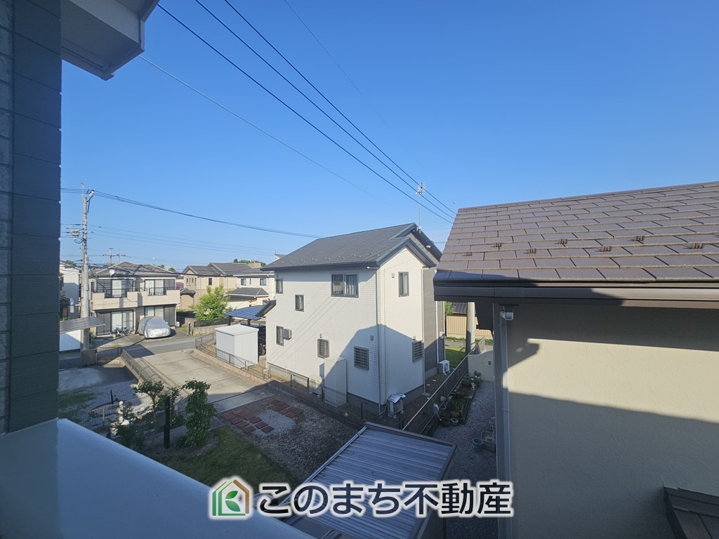 宇都宮市宝木町1丁目１号棟の展望|バルコニーからの眺めです♪
