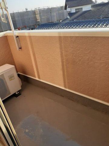 サンシャイン花房Ｂのバルコニー|陽当たり良好なバルコニーです