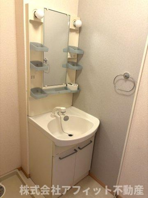 【洗面所】 | グレイス スクエア新涯 　5　 A棟 | 洗髪洗面化粧台