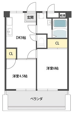 ヴィラ真田山の間取り