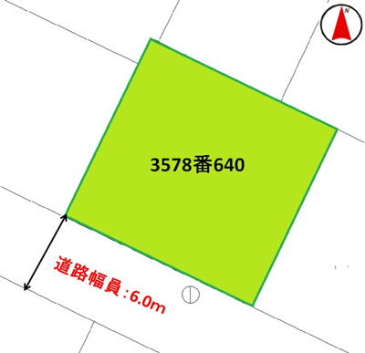 【区画図】 | 大田原市浅香3丁目　620万円　土地