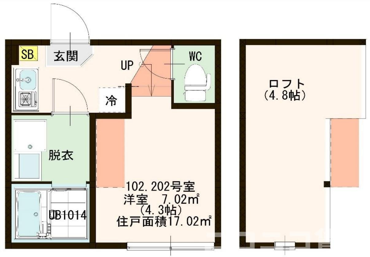 葛飾区宝町１丁目のアパートの間取り