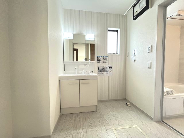 【洗面所】 | 糟屋郡篠栗町和田3丁目2期　2号棟（全2棟）【仲介手数料無料・0円】 | 現地写真。