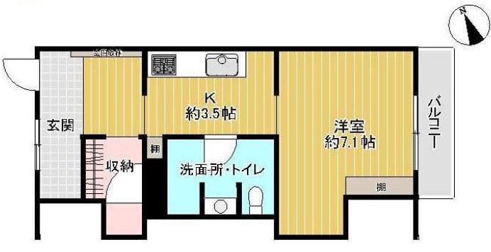 メゾン守山の間取り