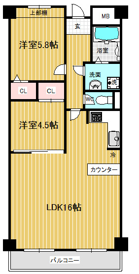 【間取り】 | リアライズ高槻