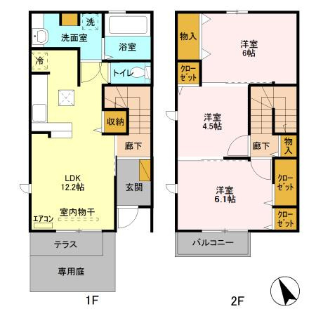 ルシオールⅡの間取り