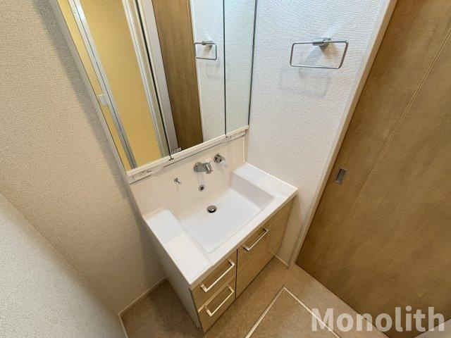 ポンテアルト池上Aの洗面所