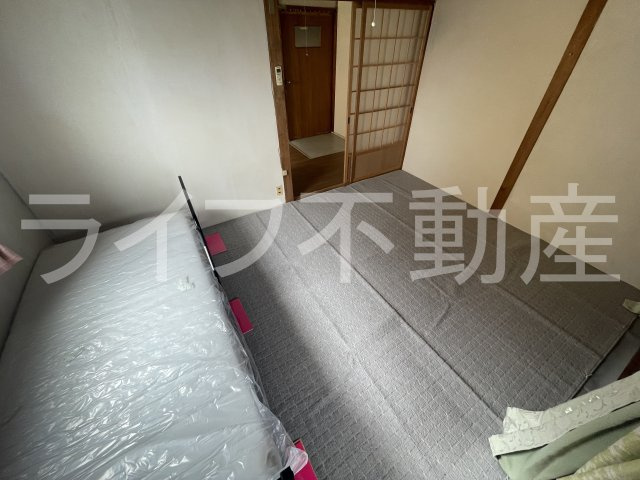 清波ハイツの寝室