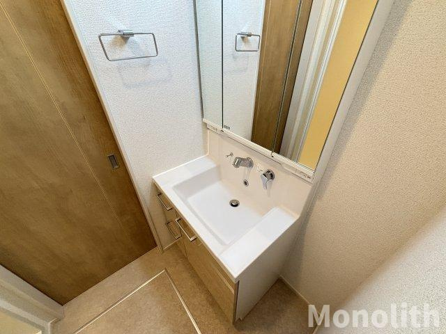 ポンテアルト池上Aの洗面所