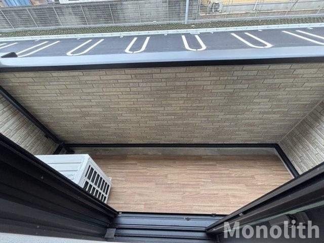 ポンテアルト池上Aのバルコニー