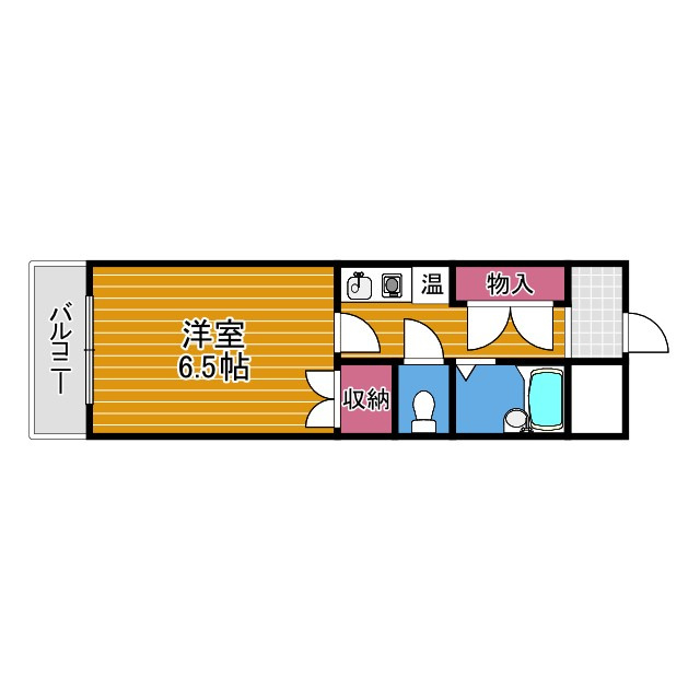 スクエアメゾン阪南の間取り